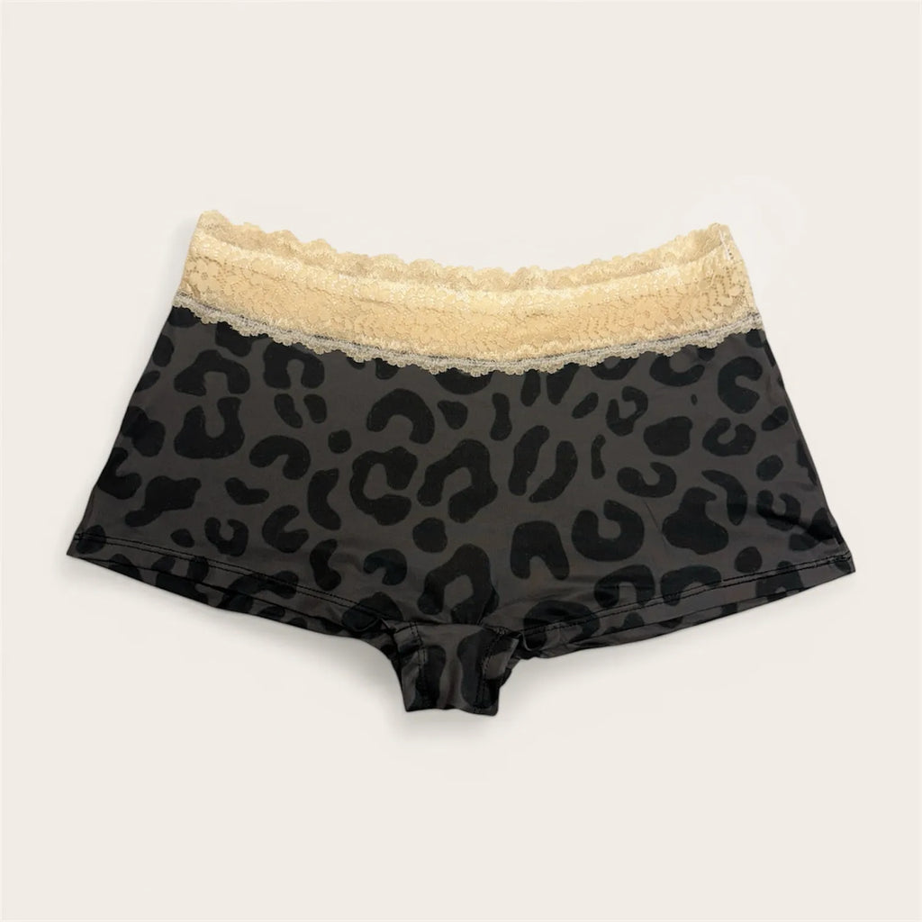 Bambi Lace Boyshort | Leopard