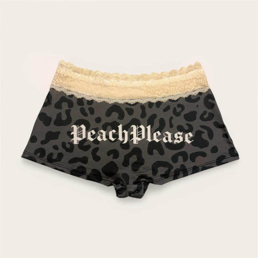 Bambi Lace Boyshort | Leopard