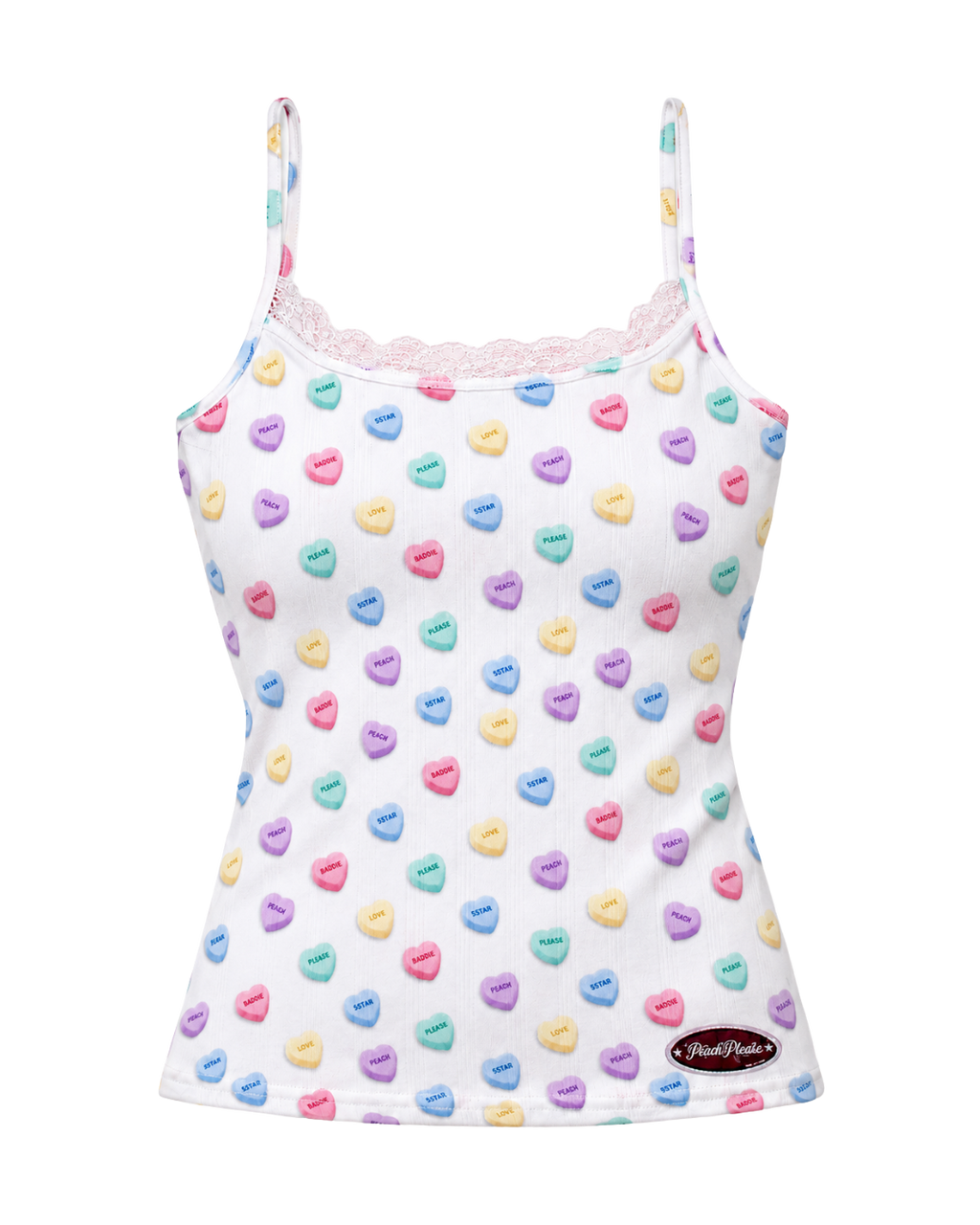 Padded Lace Cami ☆ Hearts Candy