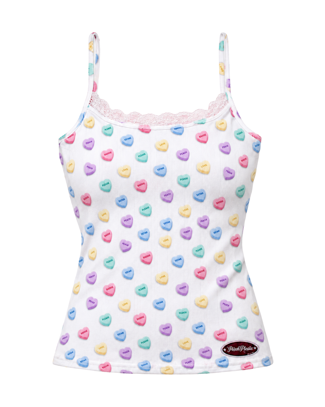 Padded Lace Cami ☆ Hearts Candy