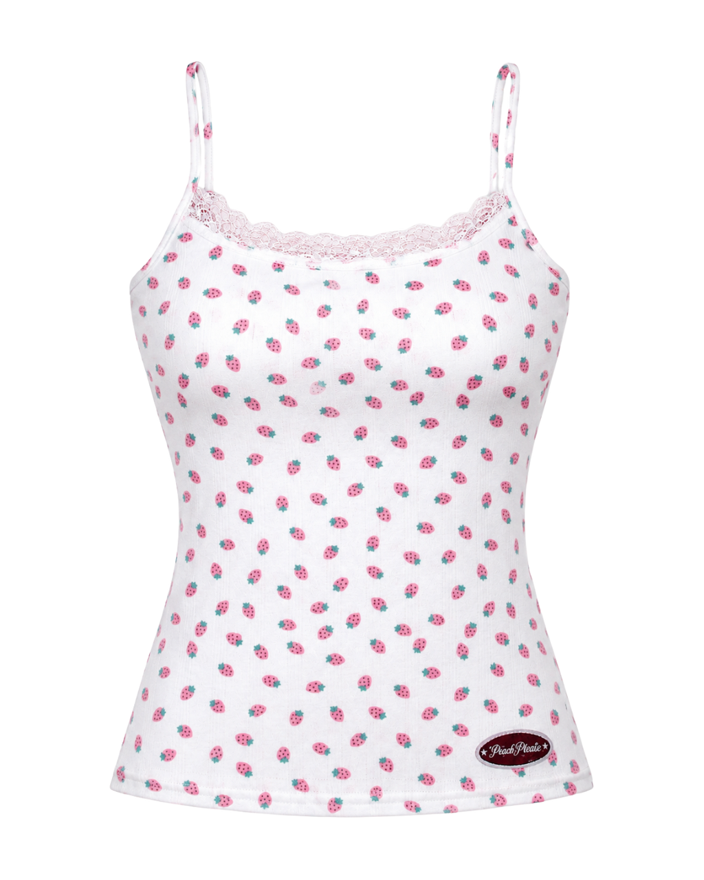 Padded Lace Cami ☆ Strawberry Milk