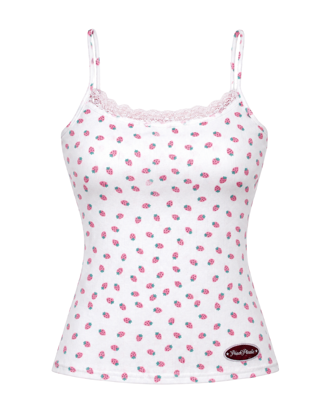 Padded Lace Cami ☆ Strawberry Milk