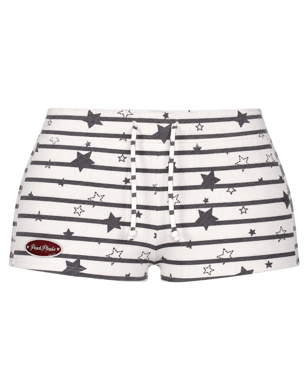 Cozy Baddie Mini Shorts ☆ Stripe Star