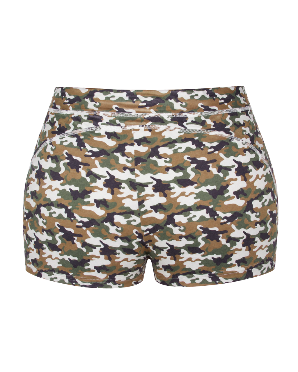 Cozy Baddie Mini Shorts ☆ Camo