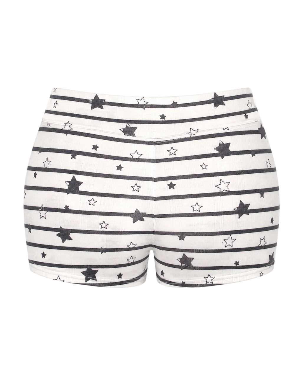 Cozy Baddie Mini Shorts ☆ Stripe Star