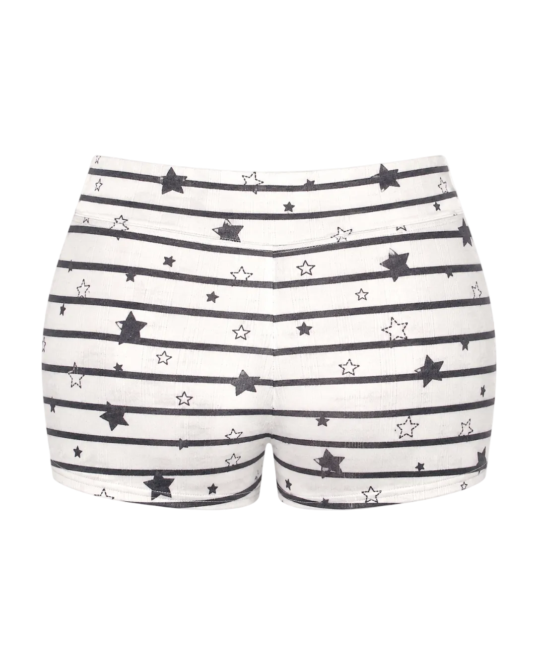 Cozy Baddie Mini Shorts ☆ Stripe Star