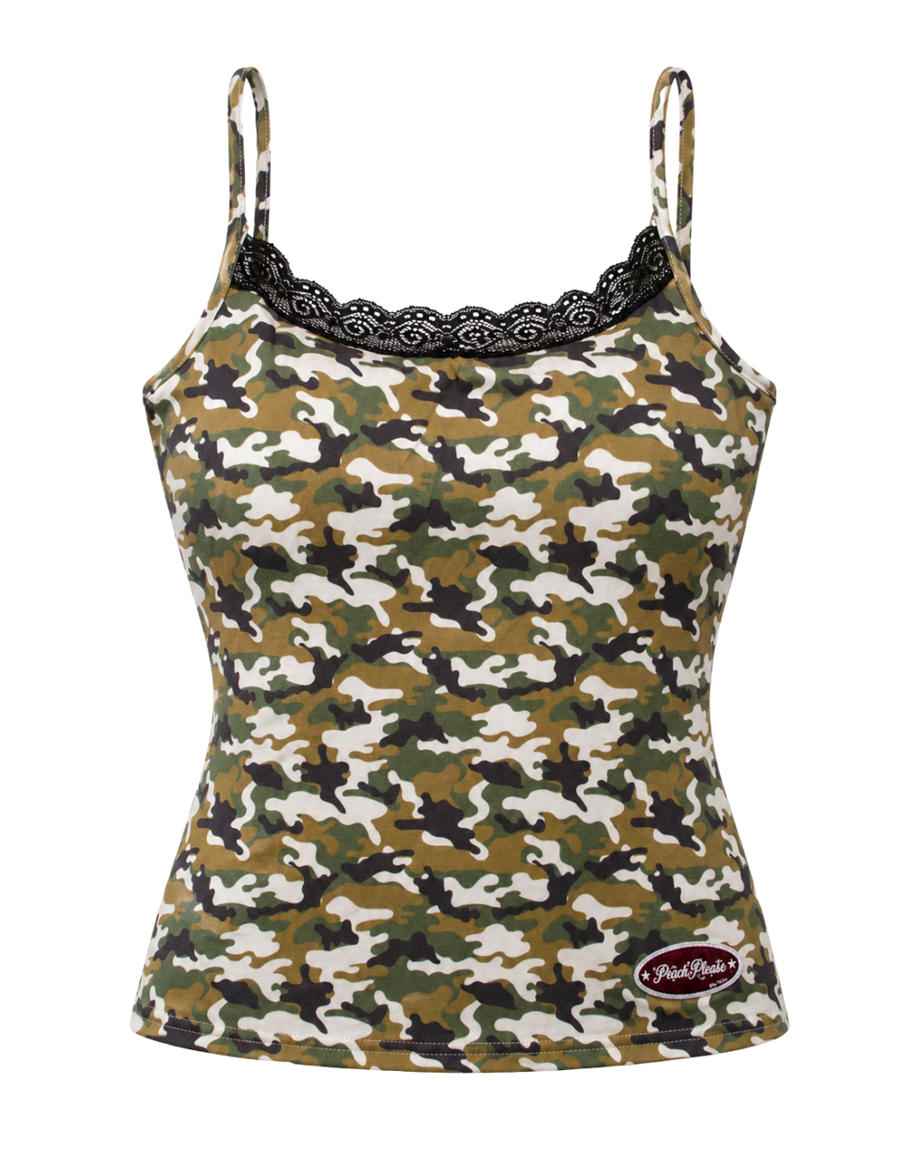 Padded Lace Cami ☆ Camo