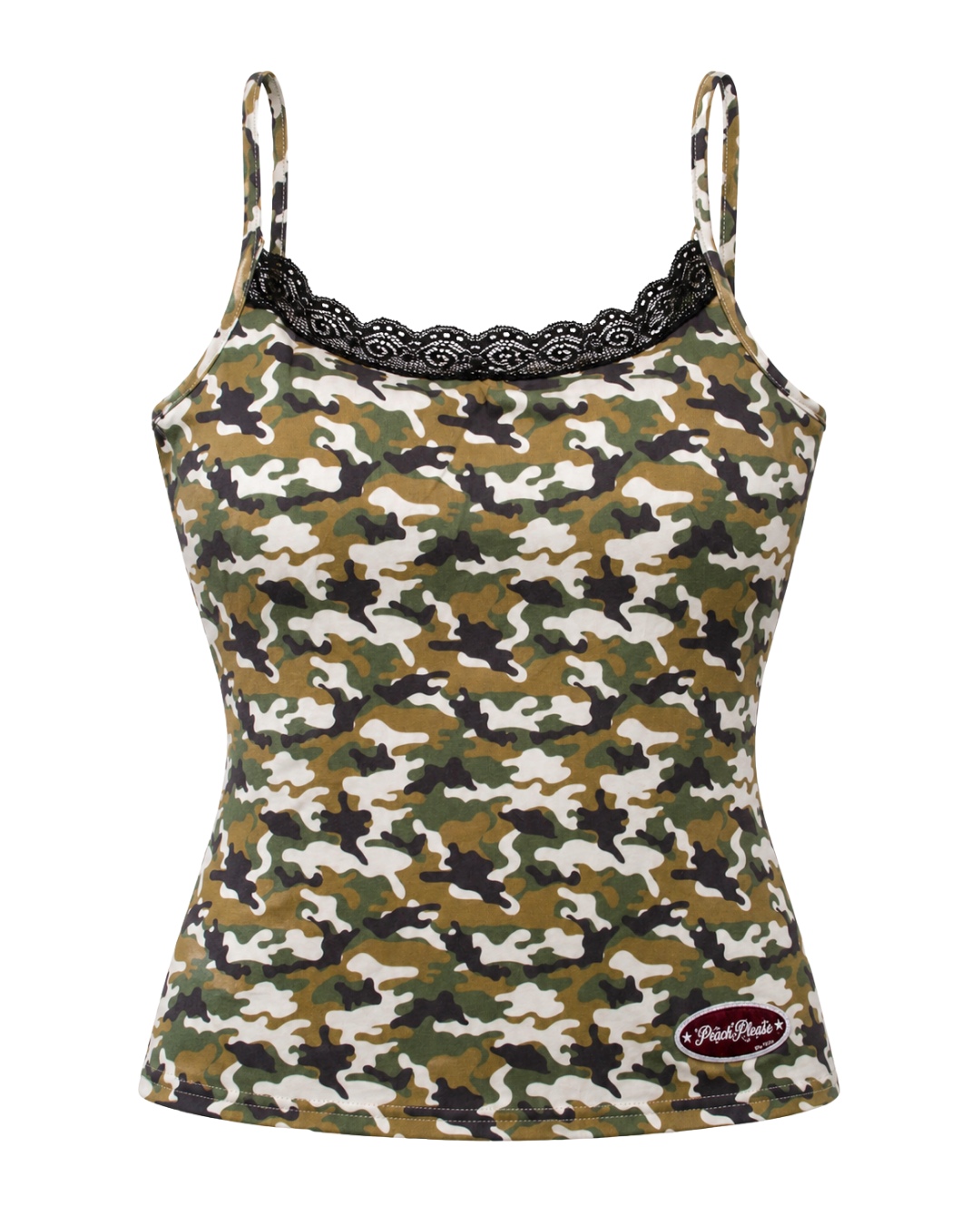 Padded Lace Cami ☆ Camo