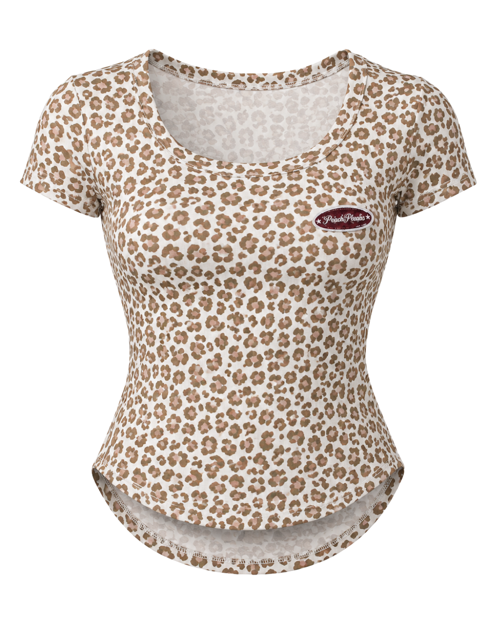 Waist Snatching Padded Tee ☆ Butter Leopard