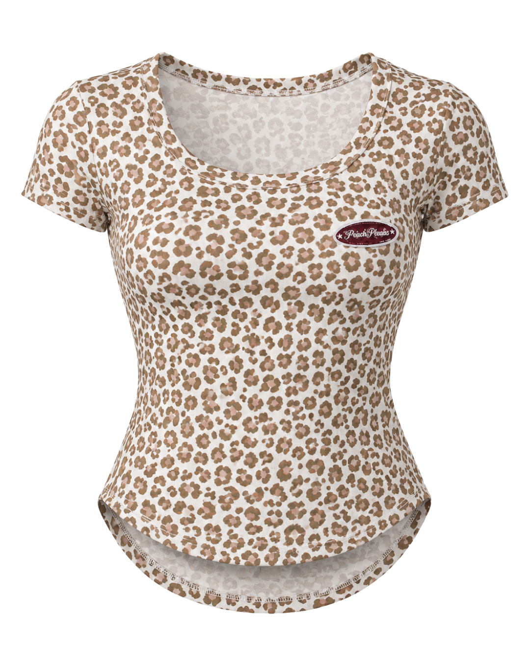 Waist Snatching Padded Tee ☆ Butter Leopard