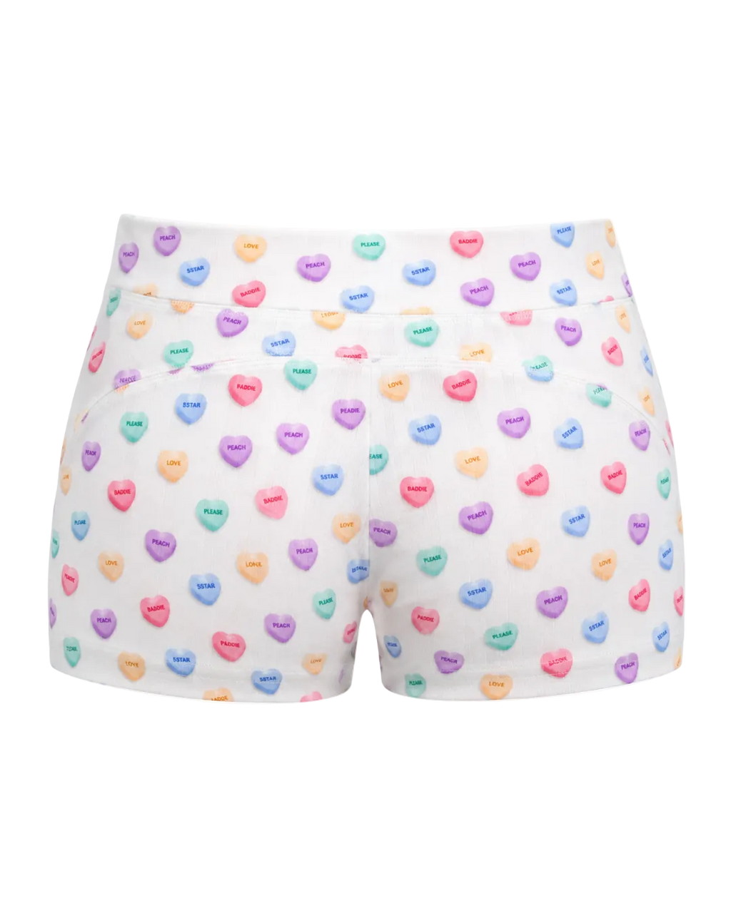 Cozy Baddie Mini Shorts ☆ Heart Candy