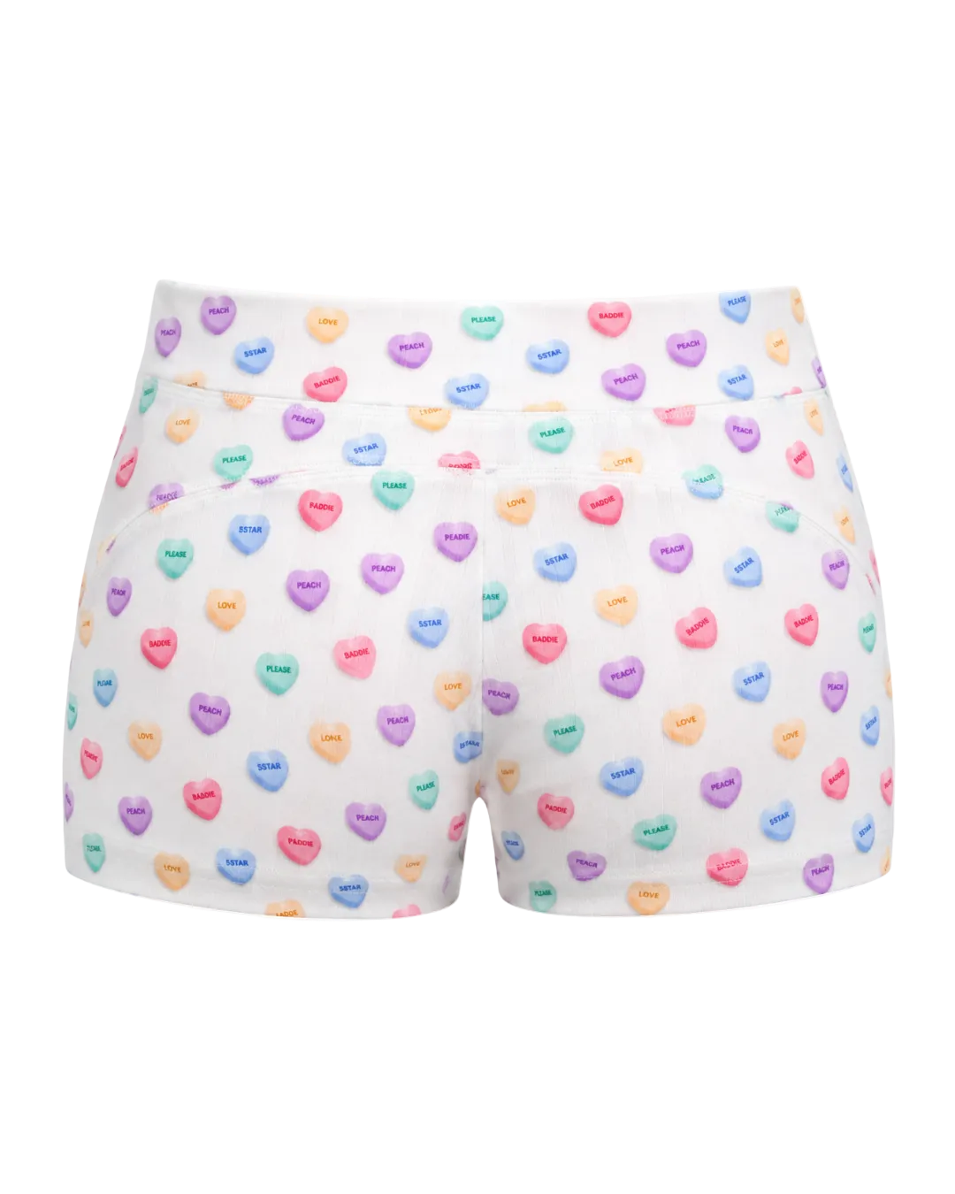 Cozy Baddie Mini Shorts ☆ Heart Candy