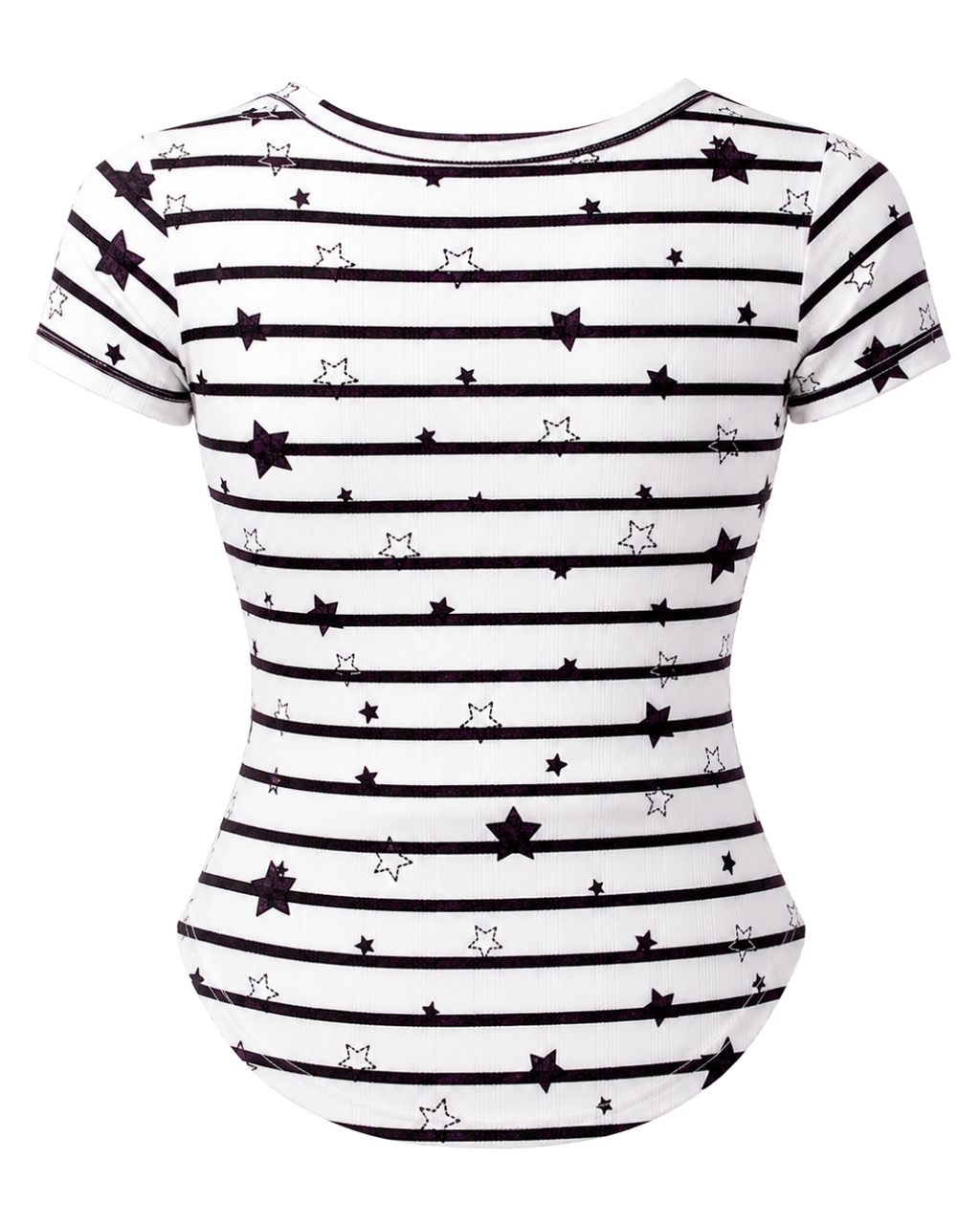 Waist Snatching Padded Tee ☆ Strip Star