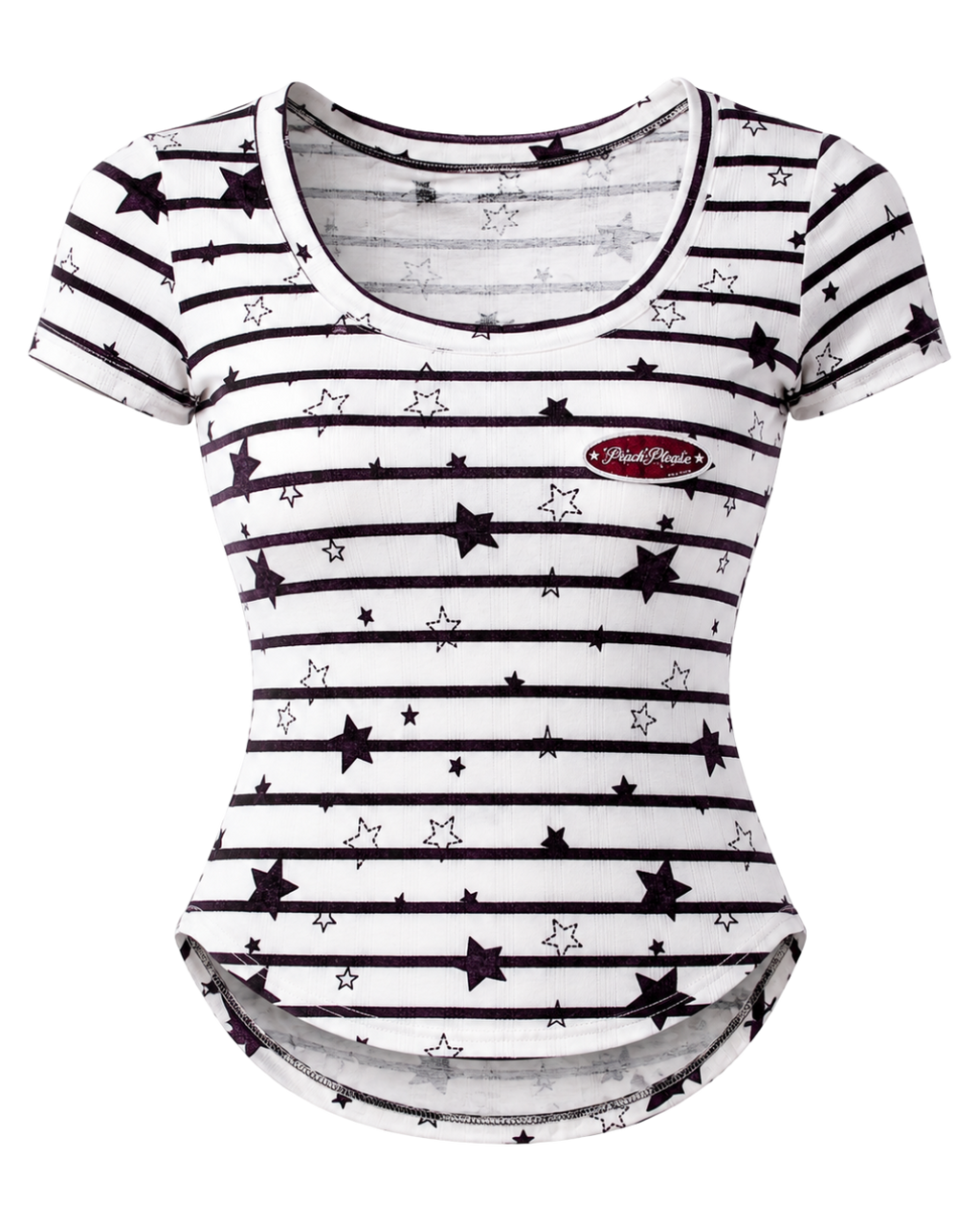 Waist Snatching Padded Tee ☆ Strip Star