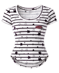 Waist Snatching Padded Tee ☆ Strip Star