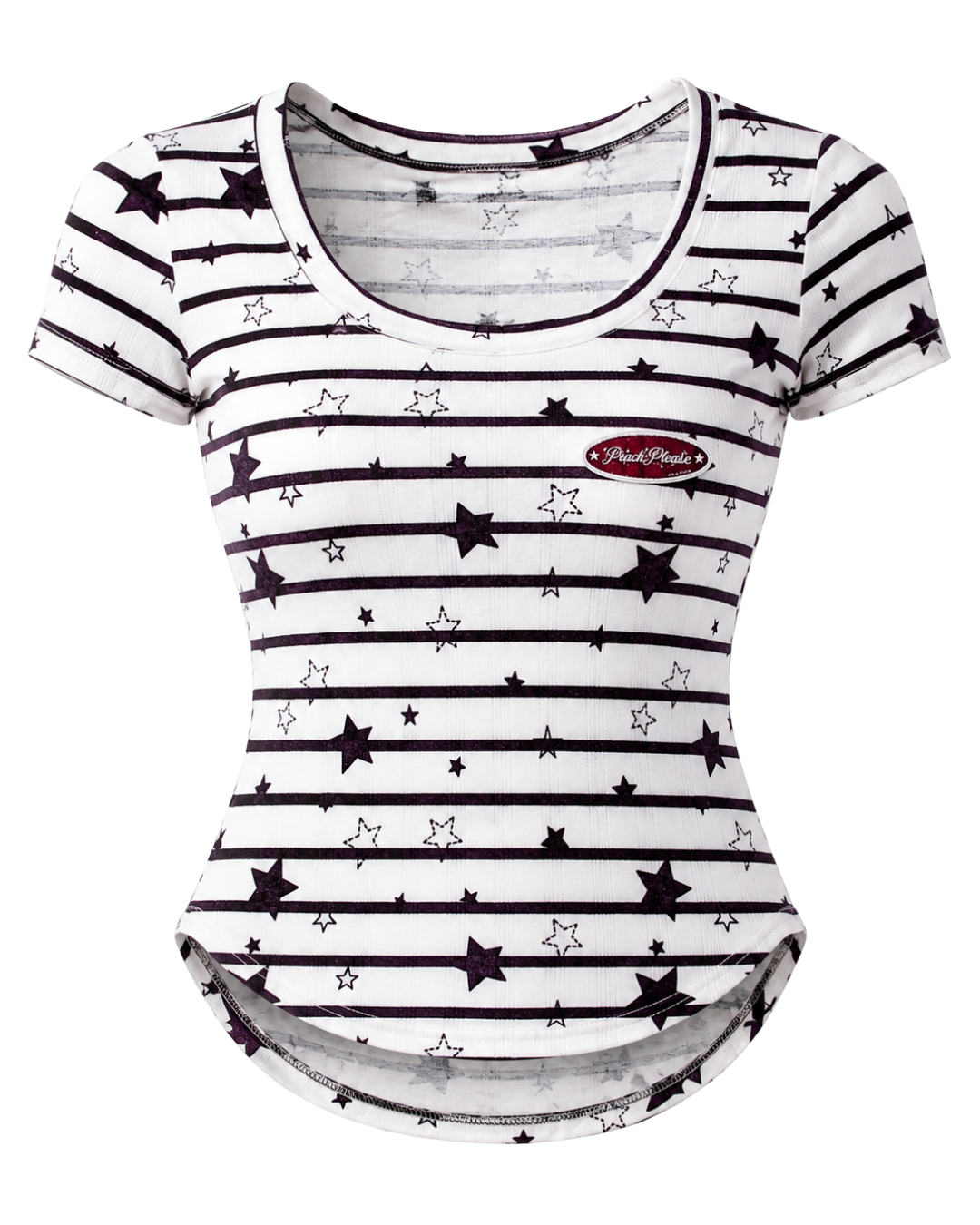 Waist Snatching Padded Tee ☆ Strip Star