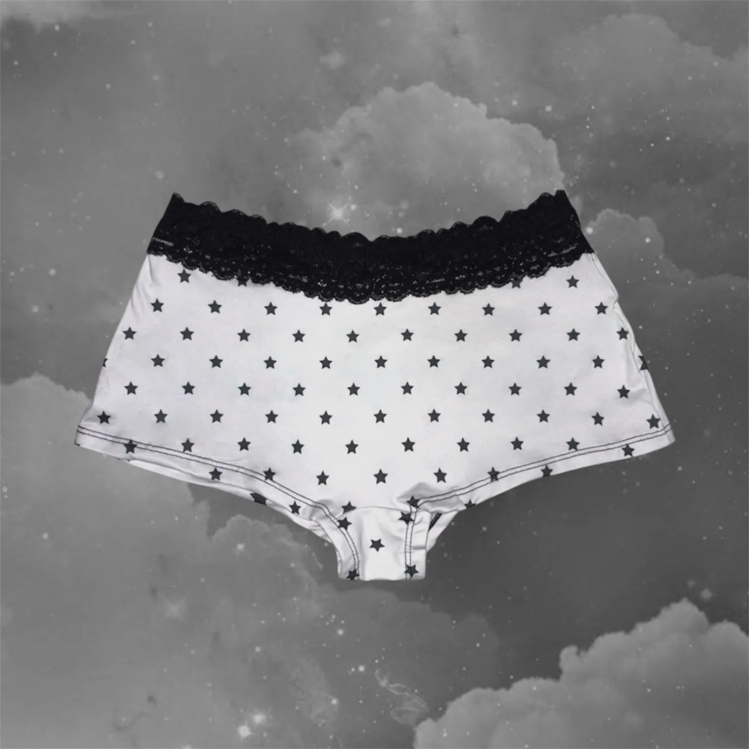 Bambi Lace Boyshort | Black Star Dust
