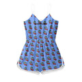 Baddie Booty Romper ☆ Blue Cherry