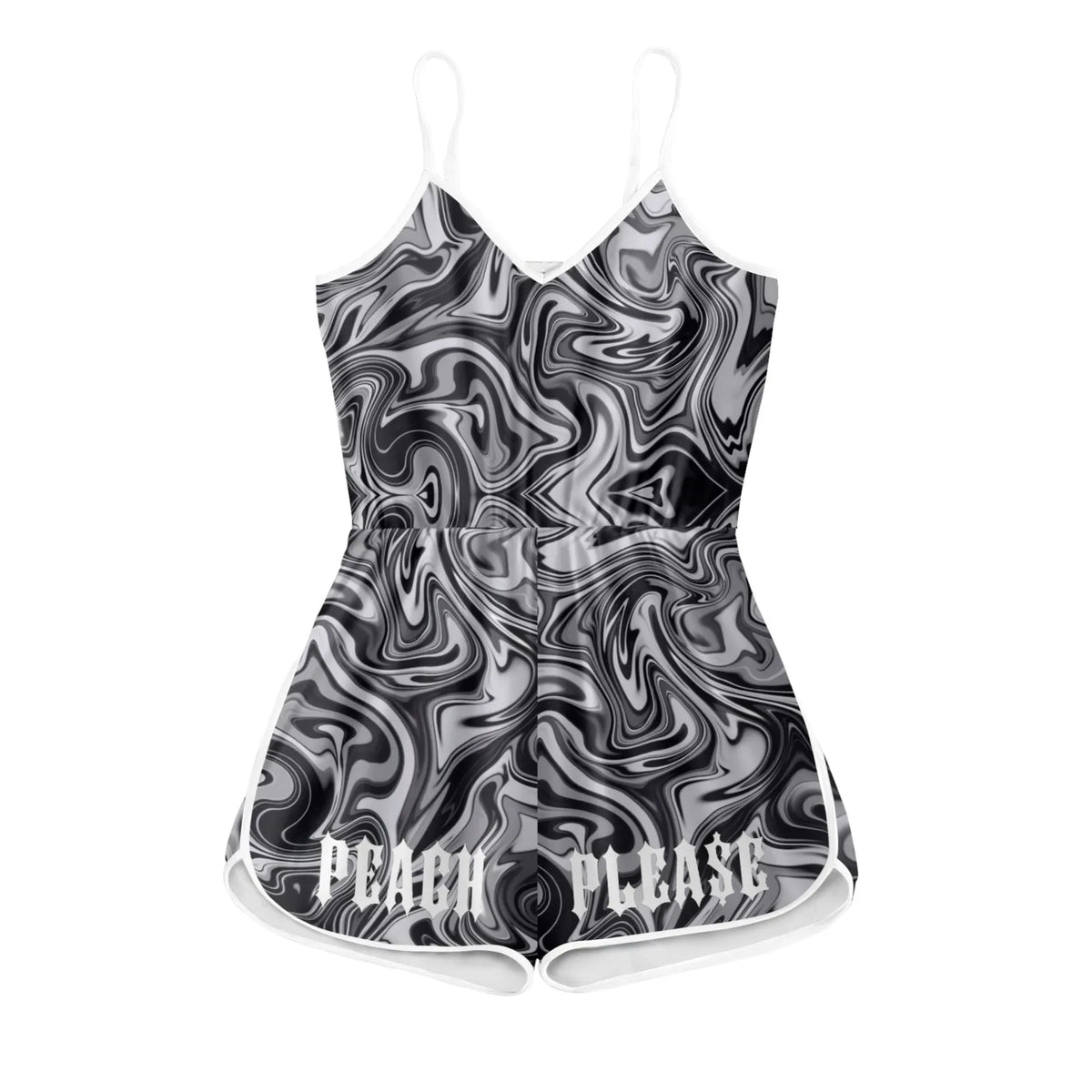 Baddie Booty Romper ☆ Black Ink