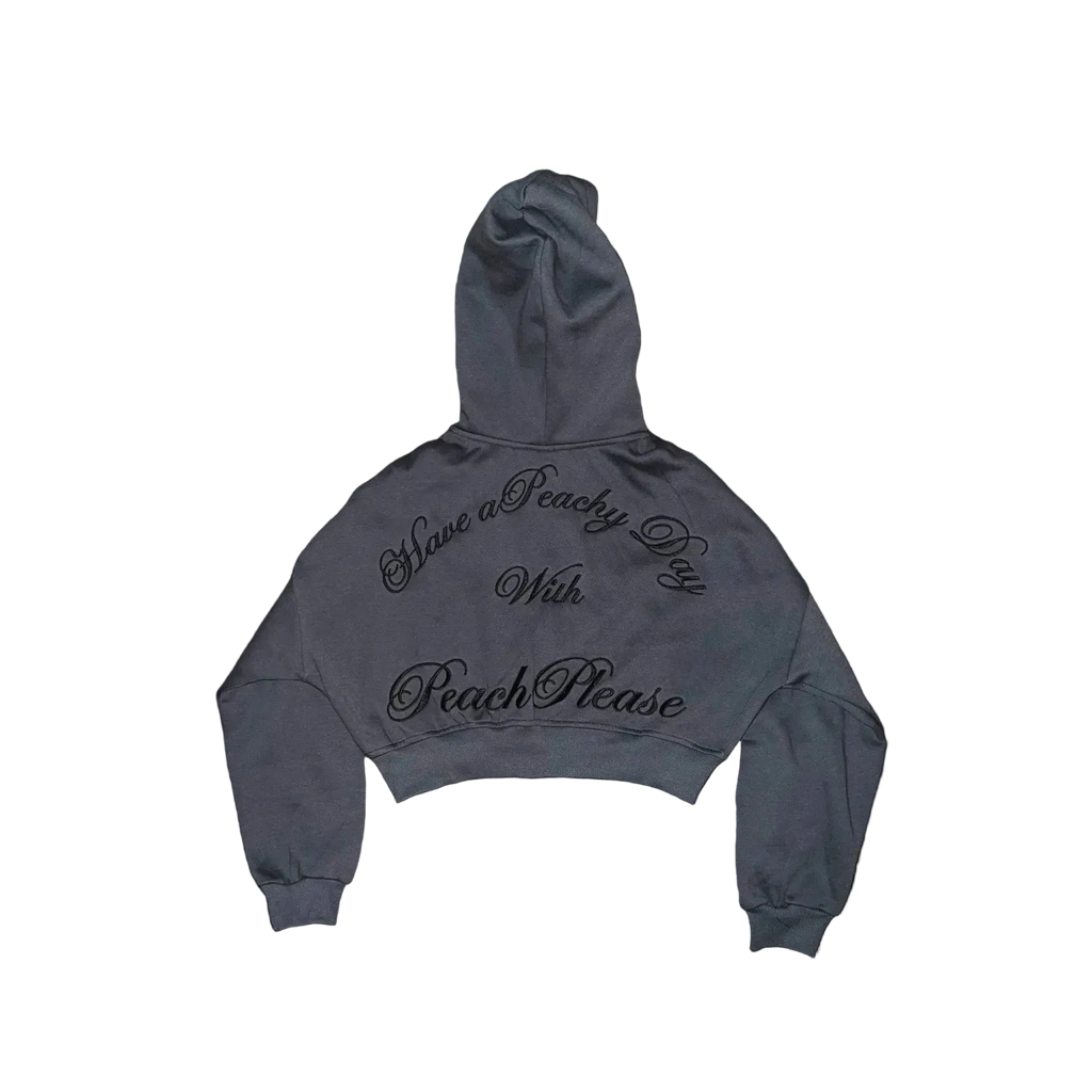 PeachBaddie Signature Jacket – Dark Gray